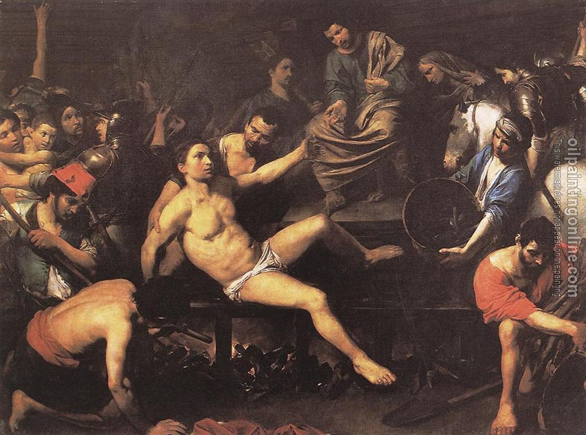 Valentin, Jean de Boulogne - Martyrdom of St Lawrence